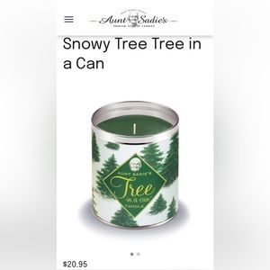 Aunt Sadie’s Christmas Tree in a Can - 🎄🕯️